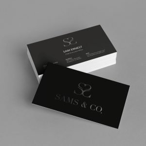 Raised Spot UV Business Cards