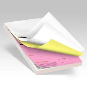 3-part NCR Form Pads w Wraparound Cover